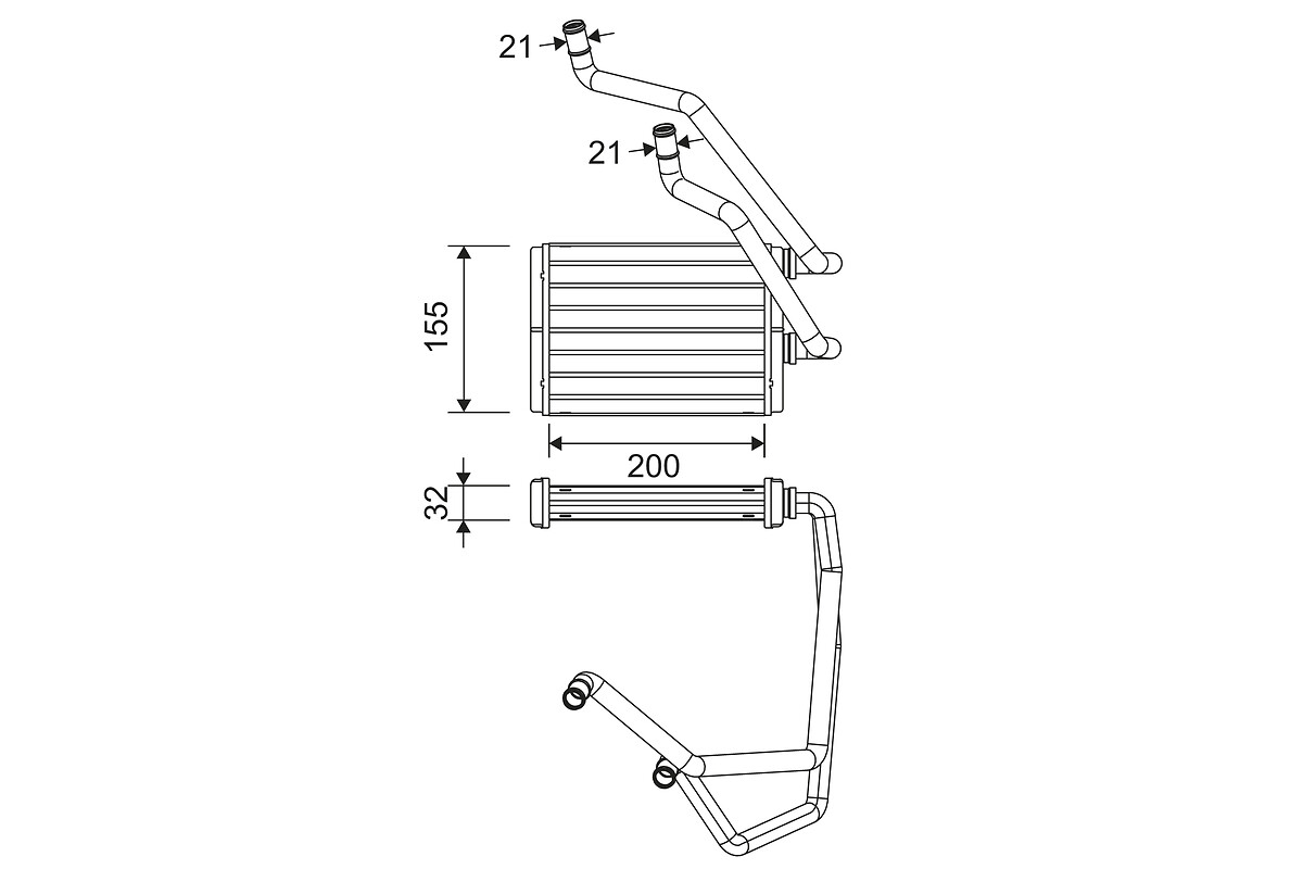 HEATER CORES NISSAN X TRAIL